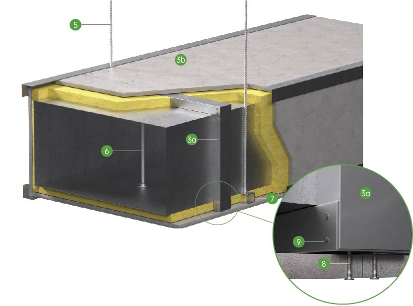 采用金属铝保护层+3MM无机防火层+19MM容重110KG/m:岩棉+3MM无机防火层一体结构 采用金属铝保护层+3MM无机防火层+19MM容重110KG/m:岩棉+3MM无机防火层一体结构
